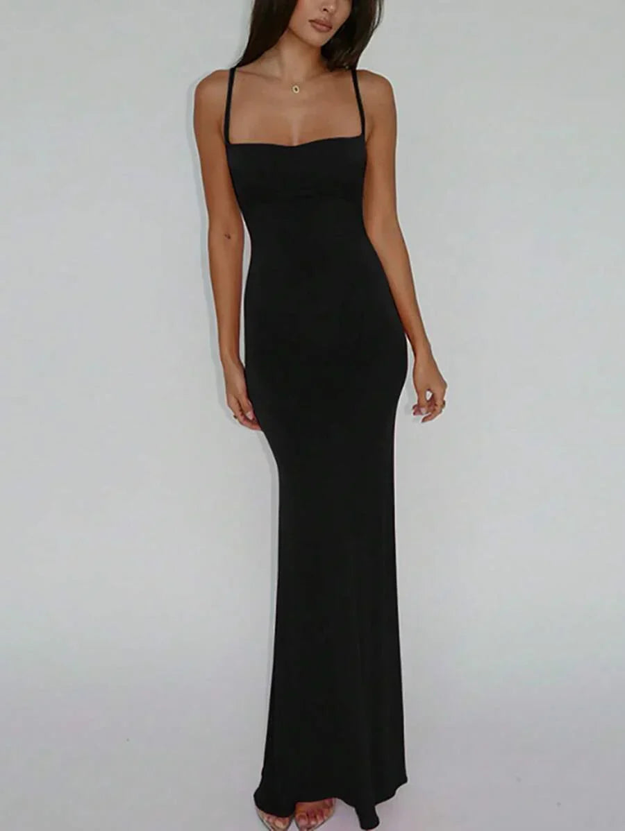 VERDÉ - Maxi Bodycon Slip Dress