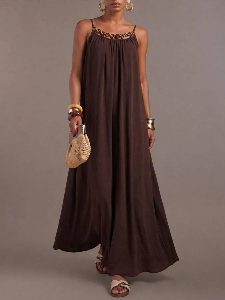 NOMÉA – Boho Flared Maxi Dress