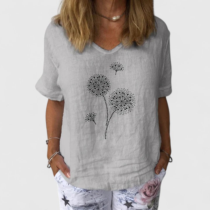 Relaxed A-Line Blouse Summer for Women